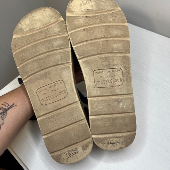 Musse & Cloud Dayana Cushioned Platform Sandal Cork Midsole Sz 10 - Picture 7 of 10